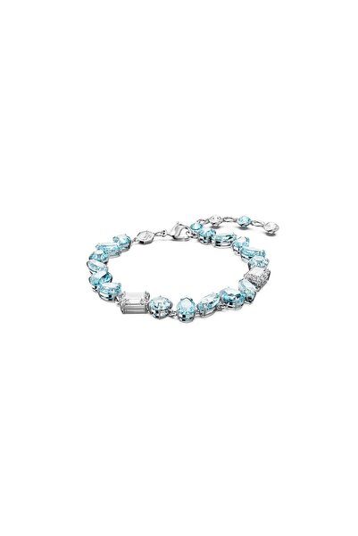 Swarovski 5666018 Swarovski Bilezik Gema:Bracelet Blu/Rhs M