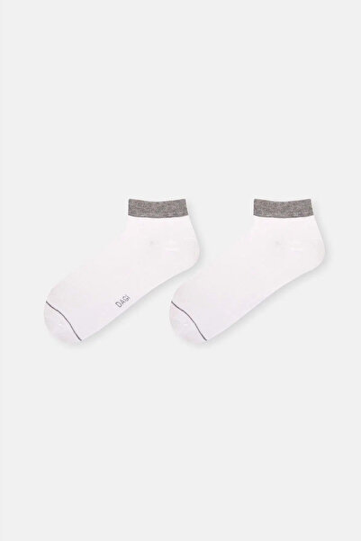 Dagi White Men's 2-Piece Booties Socks