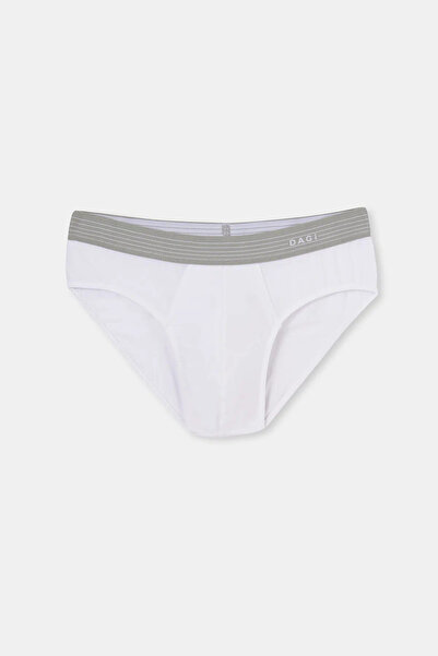 Dagi Bílé kalhotky Micro Modal Slip