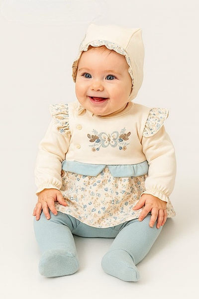 MİLAYS LİFE HOME COLLECTİON طقم زيبين للأطفال الرضع من 0-3 أشهر مكون من 5 قطع...