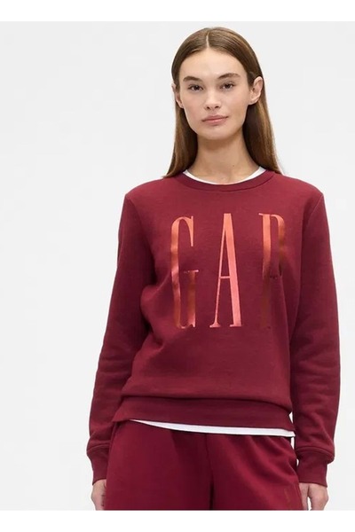 GAP Doorbuster Logo Sweatshirt 800444 Crew Neck Fleece Sweatshirt Women's Swe...
