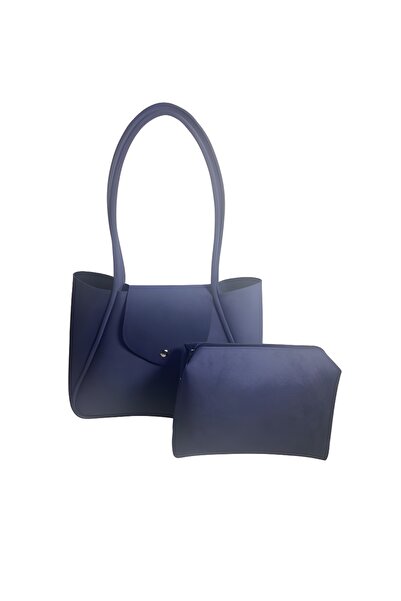 YMZBAG Жіноча темно-синя замшева сумка з магнітом для дитини, ручна та через ...