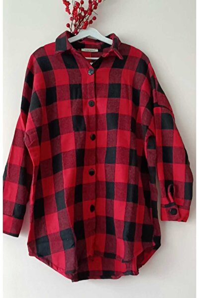 HC Boutique Cashmere Lumberjack Oversize Shirt Jacket