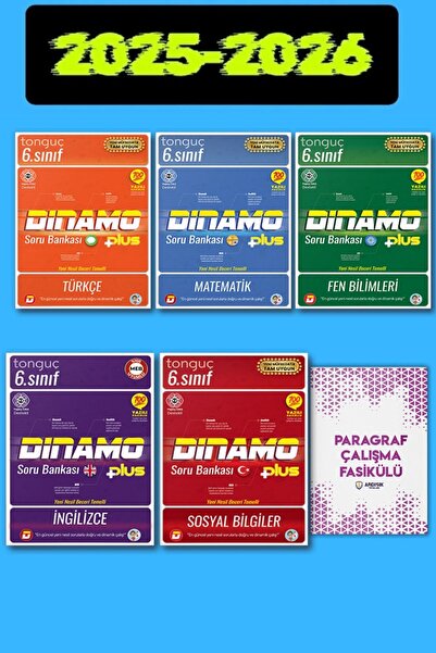 Tonguç Yayınları 6. Sınıf Dinamo Tüm Dersler Soru Bankası Set Tüm Dersler Yap...