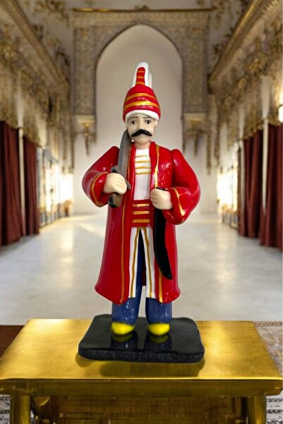 Home El Yapımı Mehter Kılıçlı Asker Biblo – Osmanlı Mehteran Figürü – Koleksi...