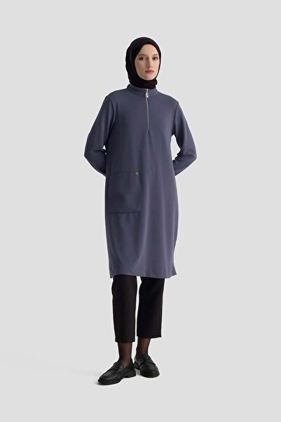 Armine TREND Tunic with Ribbed Sleeves & Pockets-25Kt443