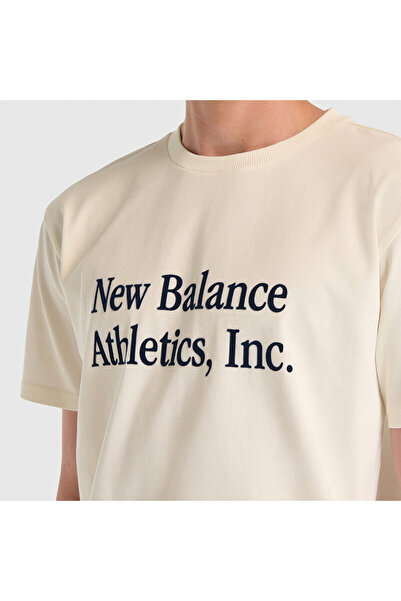 New Balance Ανδρικό μπλουζάκι MNT3522 μπεζ