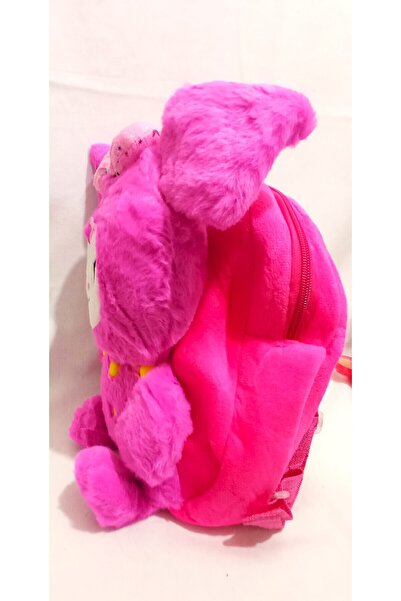 Pufline Çocuklar İçin Kuromili Peluş Çanta Sırt Çantası MOR (45 cm)