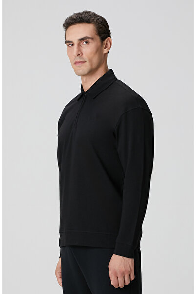 Network Siyah Sweatshirt