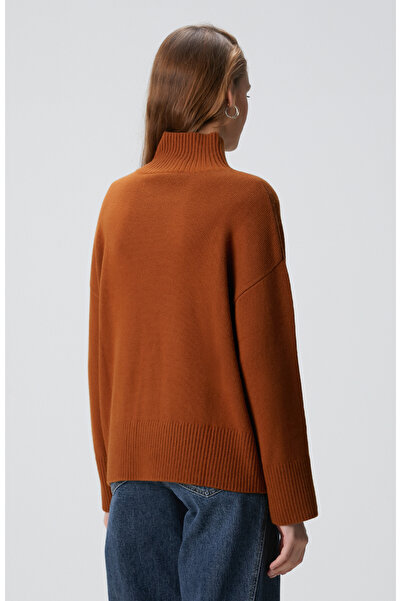 Network Camel Yün Karışımlı Triko Kazak