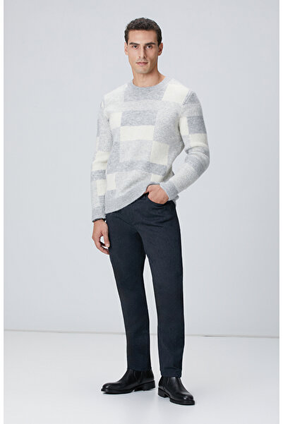 Network Lacivert Casual Pantolon