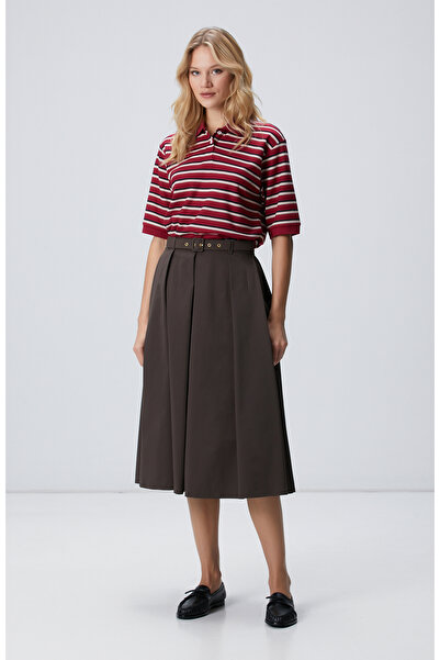 Network Haki Pileli Etek