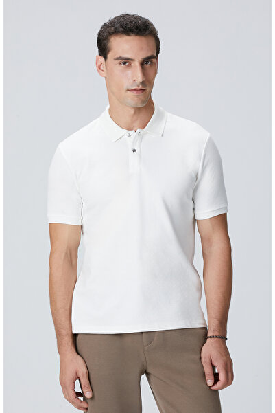 Network Kırık Beyaz Çıtçıtlı T-shirt