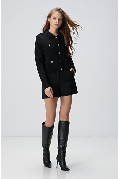 Network Siyah Triko Ceket