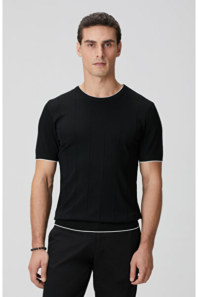 Network Siyah Triko Kazak