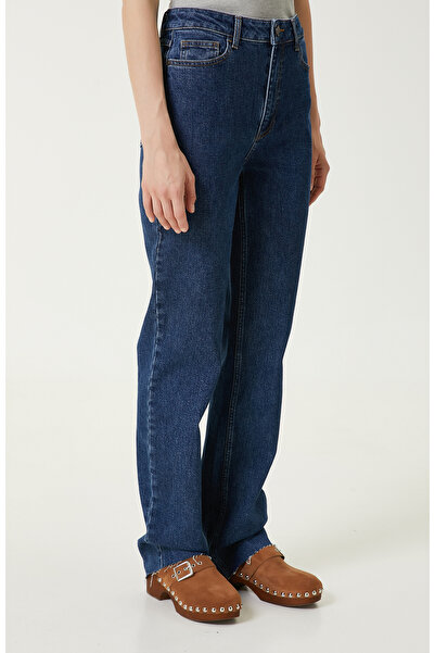 Network Koyu Indigo Mavi Denim Pantolon
