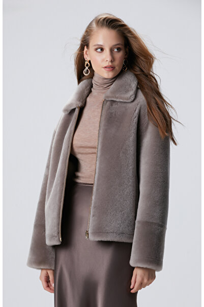 Network Gri Çift Taraflı Deri Kaban