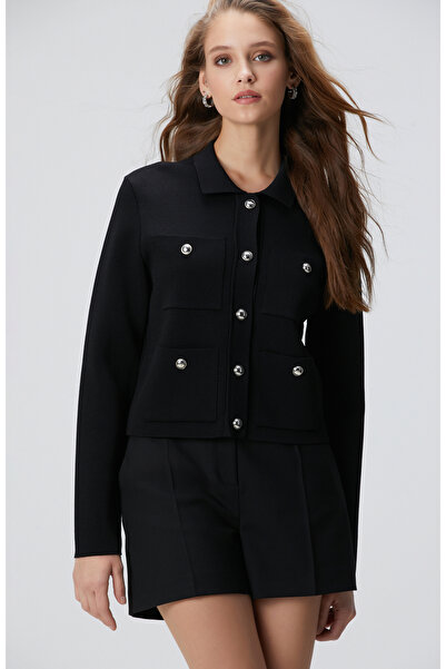 Network Siyah Triko Ceket