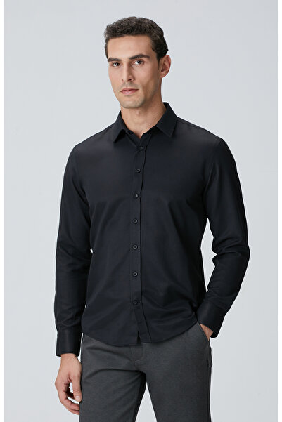 Network Siyah Gömlek