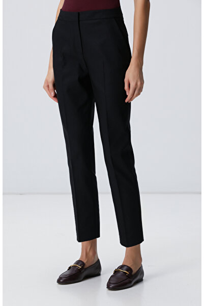Network Siyah Basic Skinny Pantolon