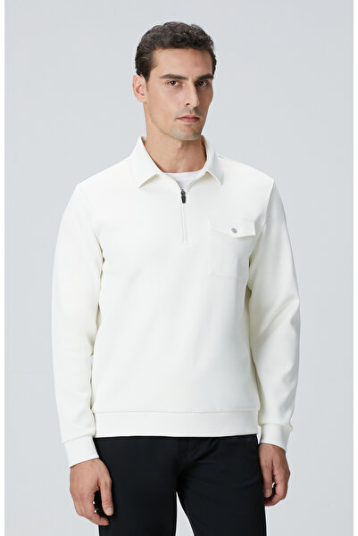 Network N-Tech Kırık Beyaz Sweatshirt