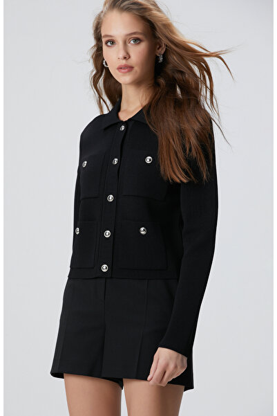 Network Siyah Triko Ceket