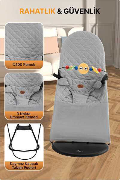 Livenzi Mobibaby Anakucağı Cotton Deluxe - Gri