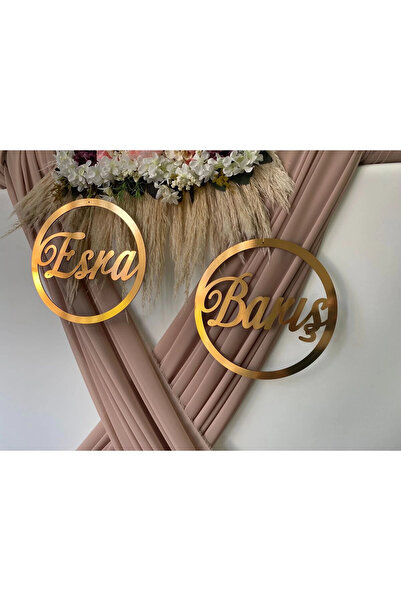 RetroLazer Kişiye Özel Nişan Söz Düğün İsimlik 04