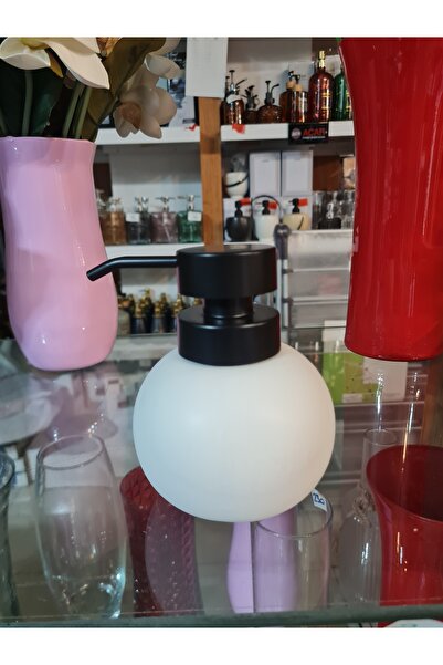 GÖNÜL Tombik Sıvı Sabunluk Beyaz