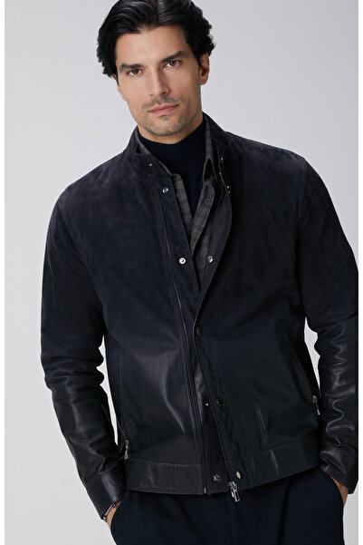 Network Lacivert Degradeli Deri Mont