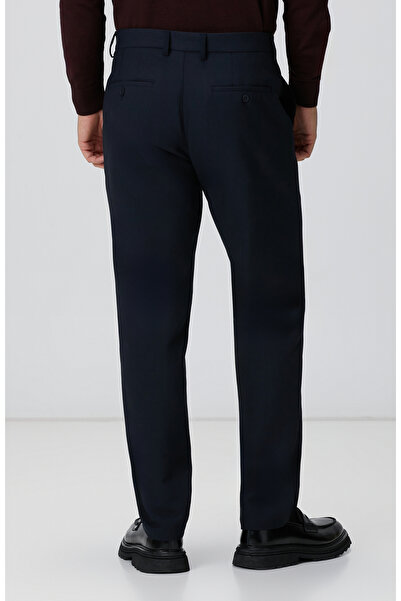 Network Lacivert Casual Pantolon