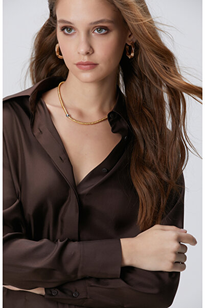 Network Gold Altın Rengi Kadın Kolye