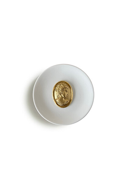 HOME DEKORİSTA Decorative Plate, Decorative Object, White Color Plate, White ...