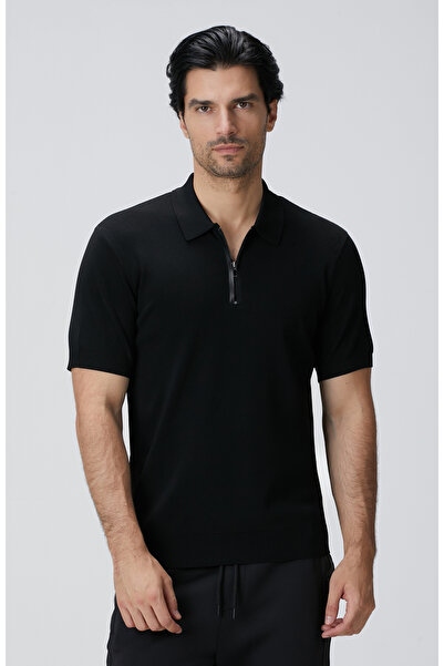 Network Siyah Triko Kazak