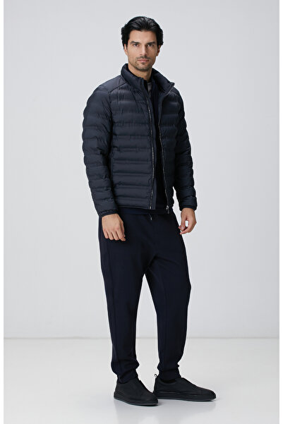 Network Lacivert Puffer Mont