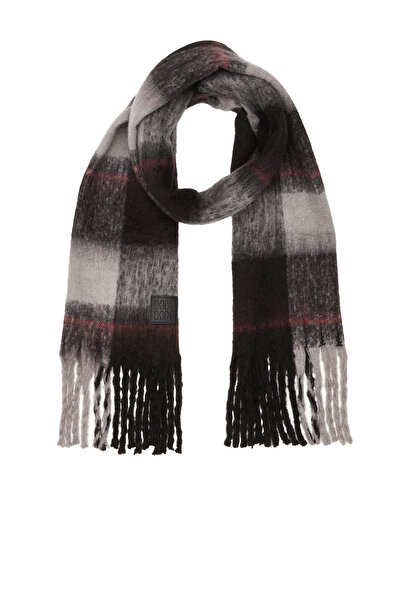 Network Siyah Beyaz Erkek Atkı