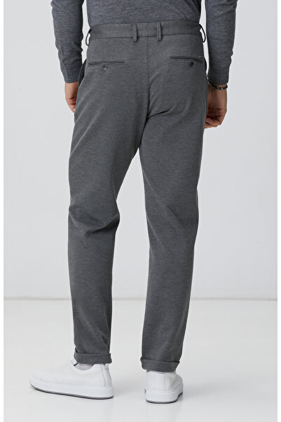 Network Antrasit Örme Pantolon