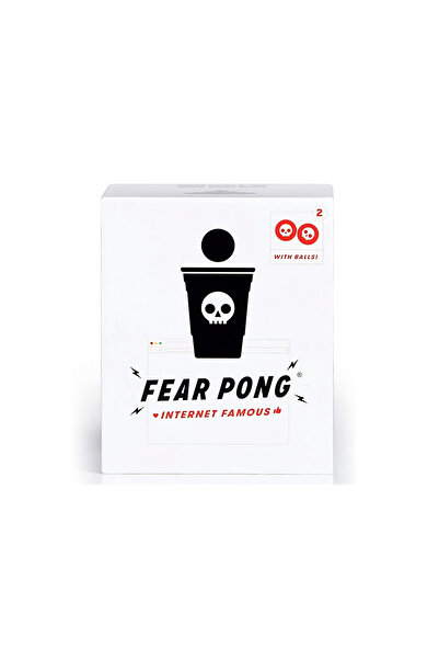 Rotixfy Fear Pong: Internet Famous, Joc de societate, Rotixfy, 100 cartonase impermeabile, 2 mingi de ping-p