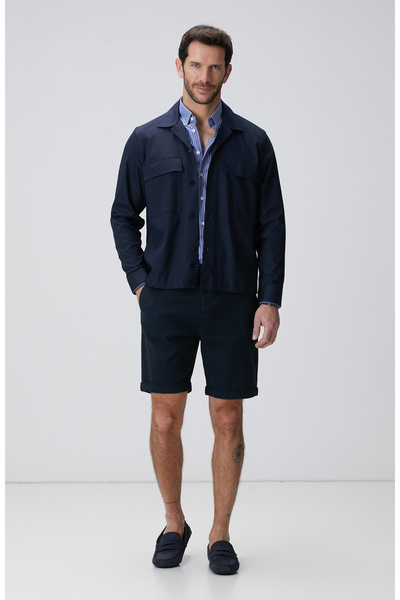 Network Lacivert Şort