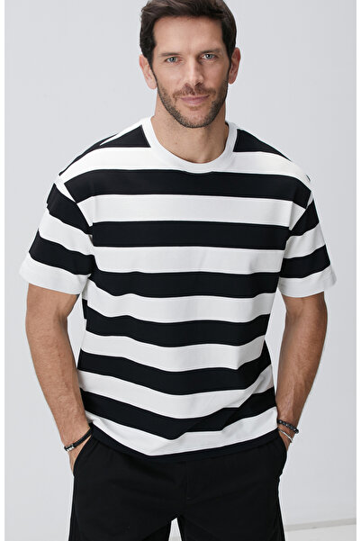 Network Siyah Beyaz T-shirt