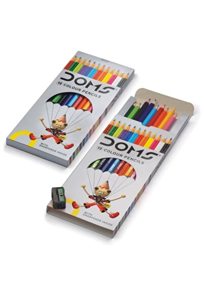 Bigpoint قلم طلاء جاف 12 لون بالحجم الكامل