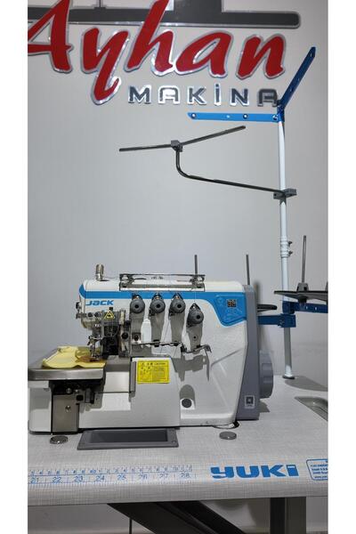 Jack -E4S-4 İplik Kafadan Motor Overlok Makinası Direct Drive