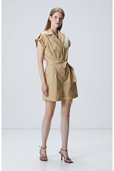 Network Açık Bej Kemerli Tulum