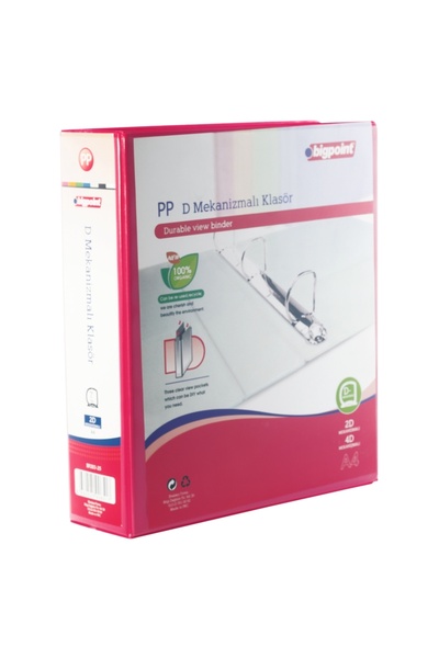 Bigpoint مجلد بآلية ثنائية الأبعاد 7 سم أحمر فاتح