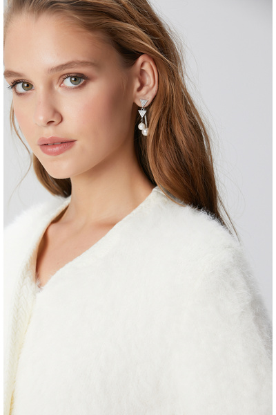 Network Silver Kadın Küpe