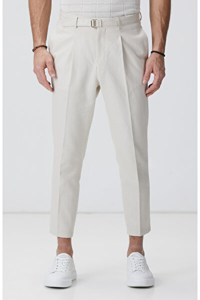 Network Taş Keten Karışımlı Pantolon
