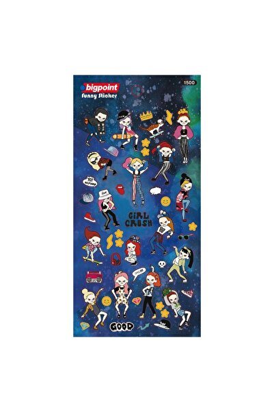 Bigpoint Стикери Crazy Girls x 15 броя