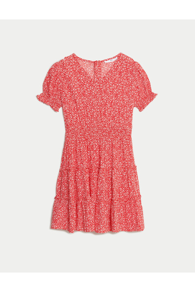 Marks & Spencer Kısa Kollu Mini Elbise (6-16 Yaş)