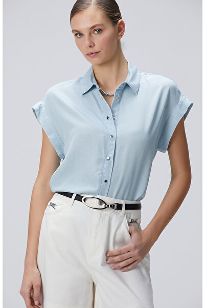 Network Açık  Mavi  Denim Gömlek