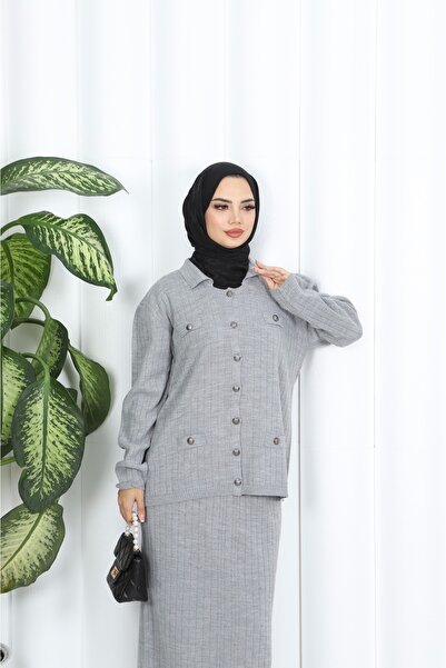 NİSUM MODA ΣΕΤ ΠΛΕΚΤΟ ΜΕ ΠΕΤΑΛΟΥΔΑ ΚΑΙ ΦΟΥΣΤΑ